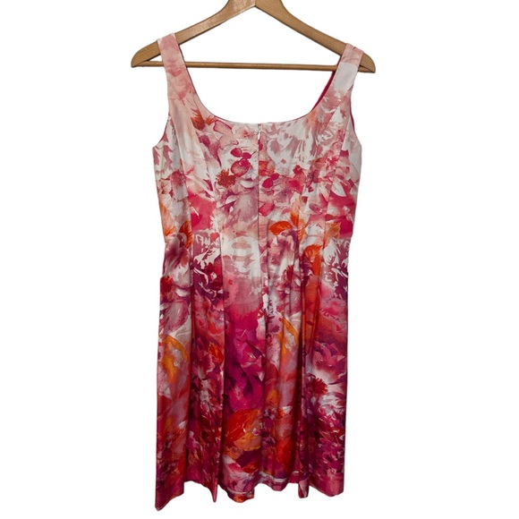 Nine West Watercolor Floral Pink Dress - Picture 2 of 3